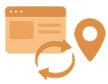 Digital presence connection icon