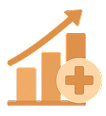 Practice growth icon